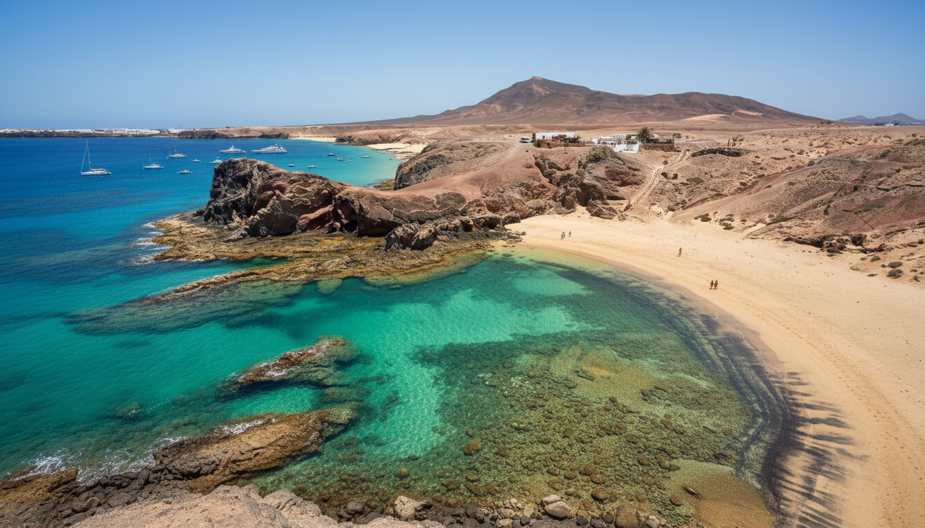 Playa de Papagayo, Spanien (Lanzarote)